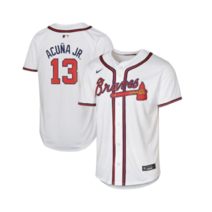 Ronald acuña jr white Atlanta braves home