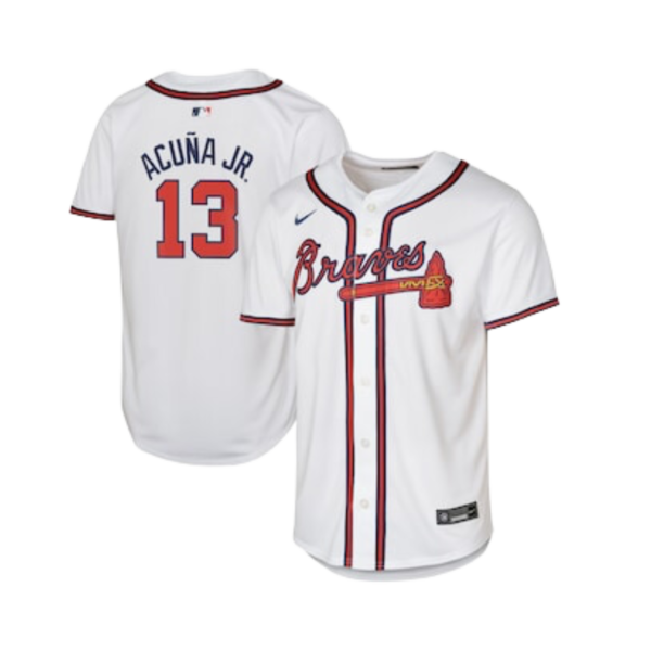 Ronald acuña jr white Atlanta braves home
