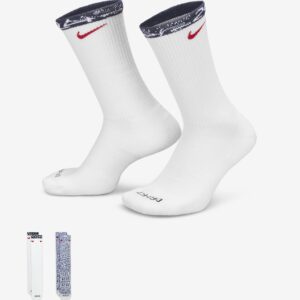 USA Everyday Nike Cushioned Socks (2 Pairs)