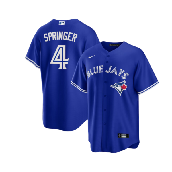 GEORGE SPRINGER TORONTO BLUE JAYS JERSEY