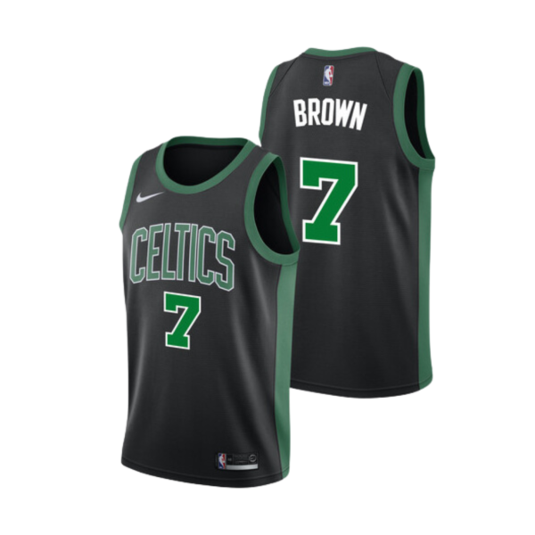 Boston Celtics Jaylen Brown Black Jersey