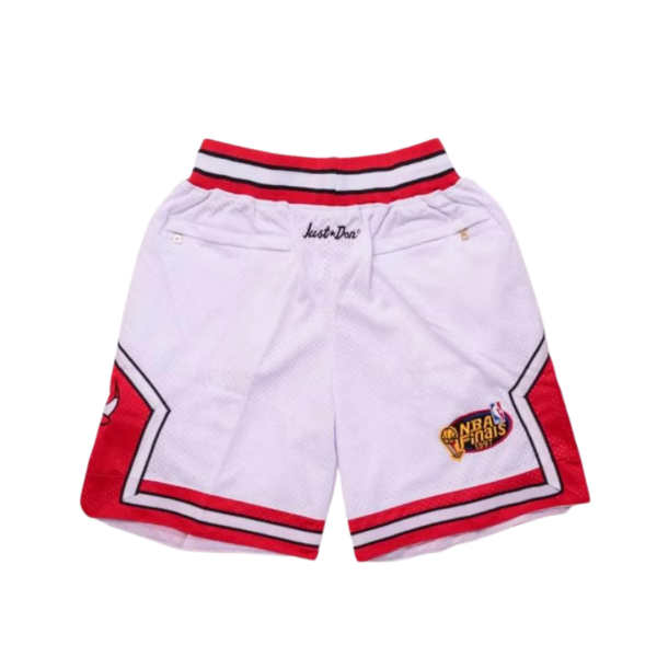 JUST DON CHICAGO BULLS WHITE SHORTS - Image 2