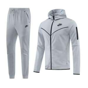 Nike Tech Tracksuit Grey Autumn And Winter Warm