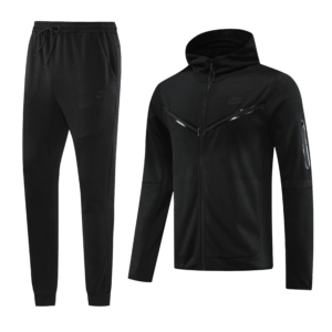 Nike Tech Tracksuit Black Autumn And Winter Warm