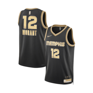 Ja Morant Memphis Grizzlies Gold Select series Jersey