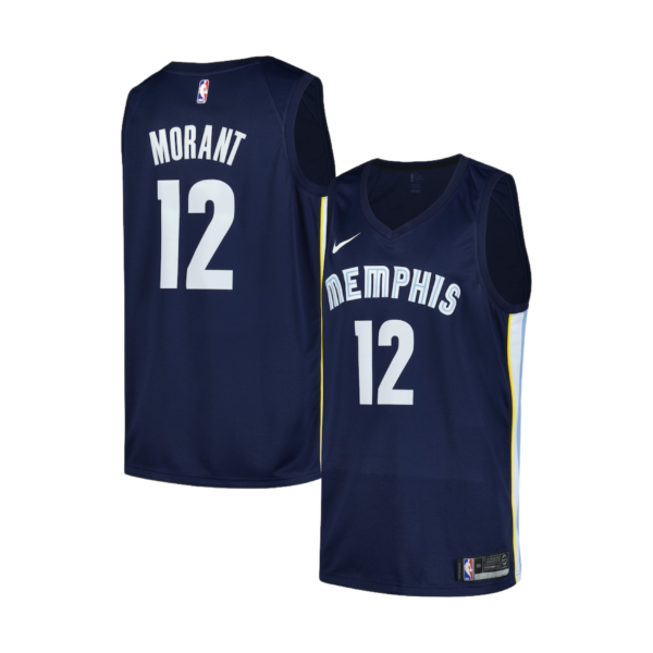 Ja Morant Memphis Grizzlies Navy Jersey