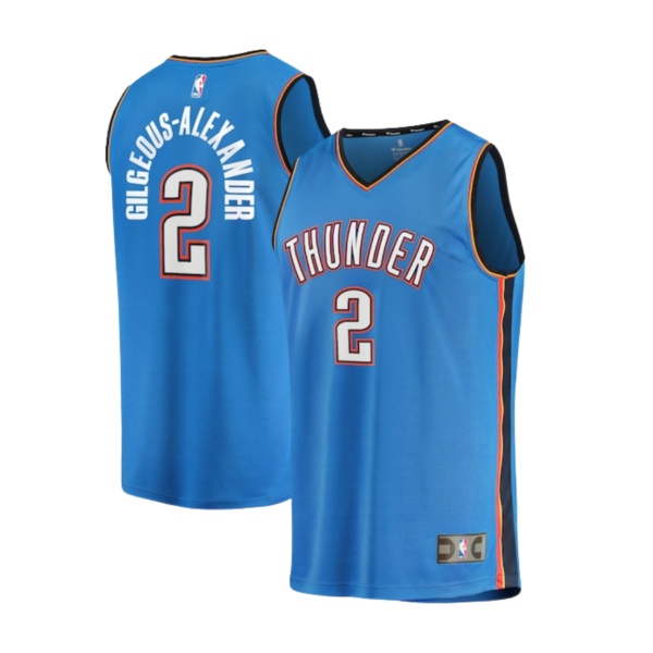 Shai Gilgeous-Alexander OKC Thunders Blue Jersey