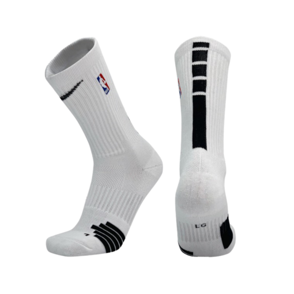 Nike Elite Socks NBA edition White-Black
