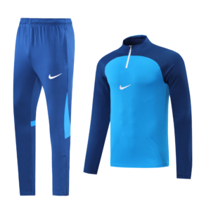 Nike Academy Pro II Senior Football Drill Tracksuit Blue and Sky Blue