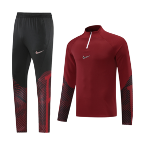 Nike Academy Pro II Senior Football Drill Tracksuit Red and Black