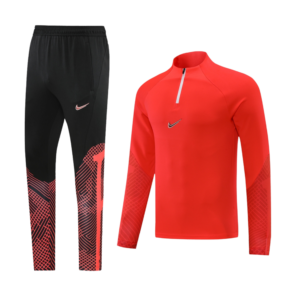 Nike Academy Pro II Senior Football Drill Tracksuit Orange and Black