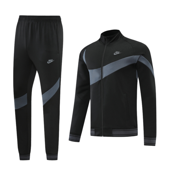 Nike Tracksuit Giant Tag Black and Grey