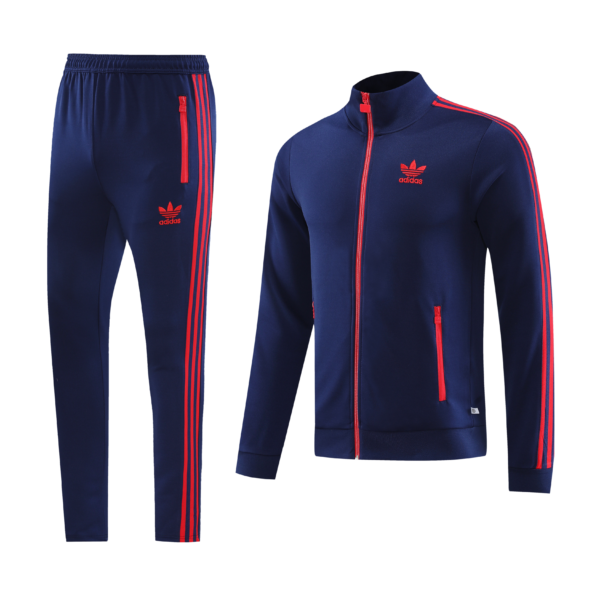 Adidas Tracksuit Navy and Orange