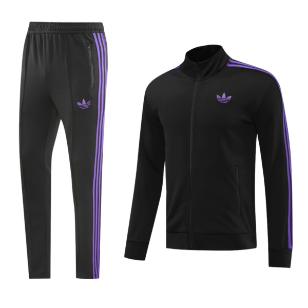 Adidas Tracksuit Black and Purple
