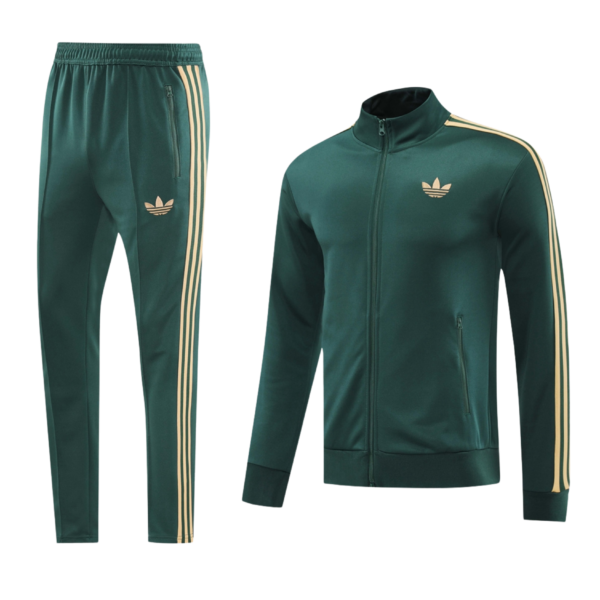 Adidas Tracksuit Green and Gold