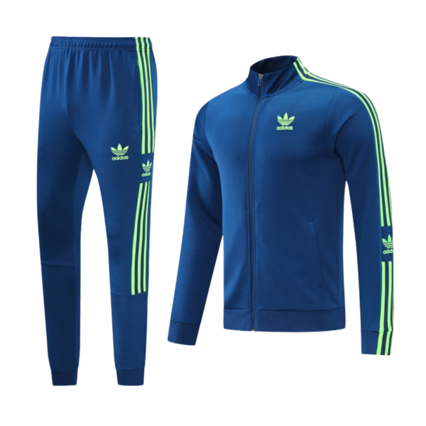 Adidas Tracksuit 2025 Blue and Green
