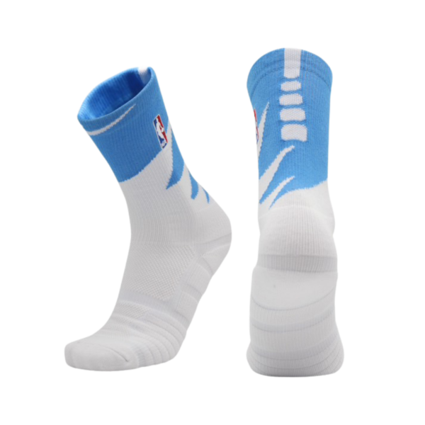 Nike Elite Socks NBA edition Sky Blue-White