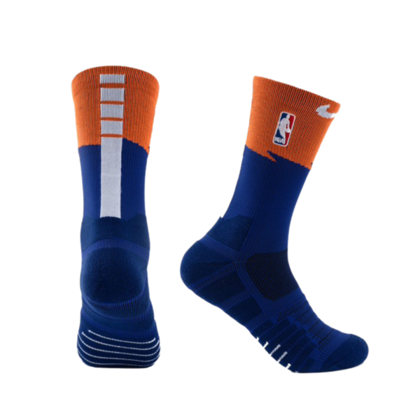 Nike Elite Socks NBA edition Navy Blue-Orange-White