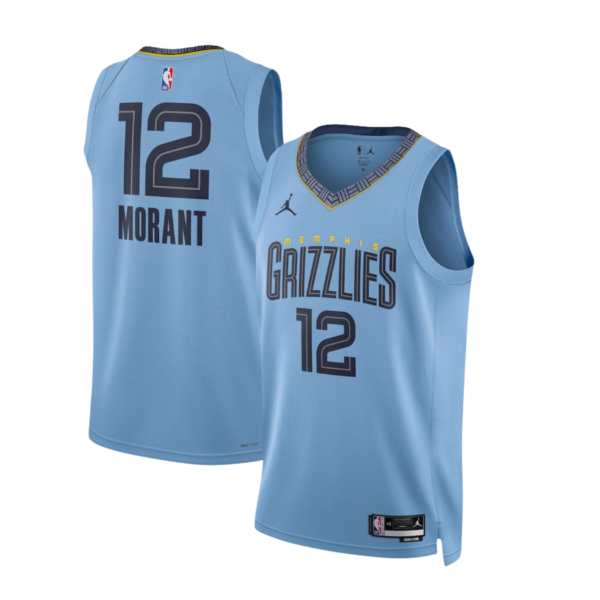 Ja Morant Memphis Grizzlies Light Blue Jersey