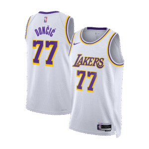 Luca Doncic Los Angeles Lakers White Jersey 2025