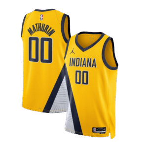 Bennedict Mathurin Indiana Pacers Yellow Jersey