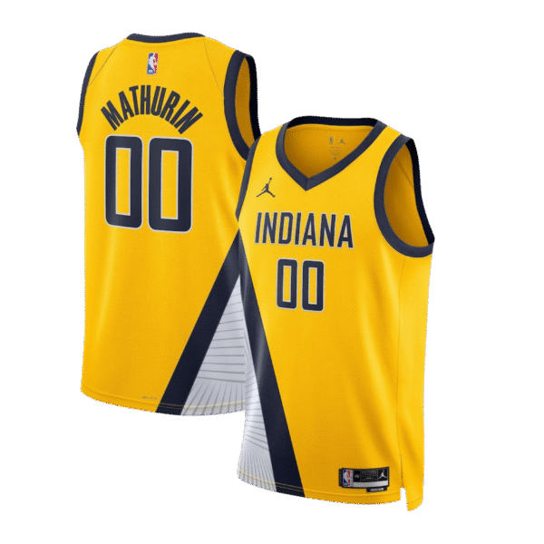 Bennedict Mathurin Indiana Pacers Yellow Jersey