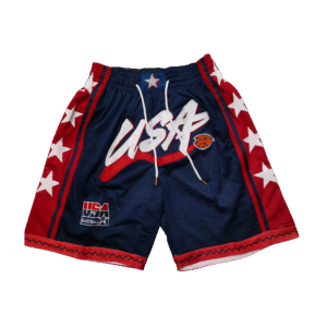 JUST DON HARDWOOD VINTAGE CLASSICS USA BASKETBALL PREMIUM SHORT