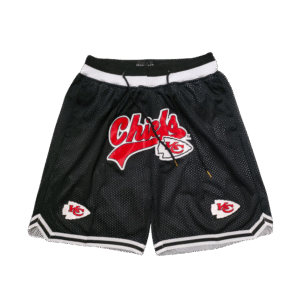 JUST DON NOIR KANSAS CITY CHIEFS POCHES SHORTS