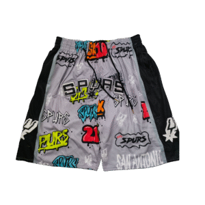 JUST DON SAN ANTONIO SPURS GRAFFITI CLASSIC SHORTS