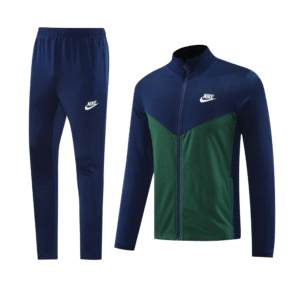Nike Sportswear Junior's Tennis Green and Blue Tracksuit